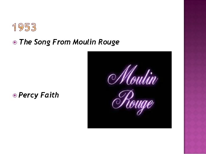  The Song From Moulin Rouge Percy Faith 