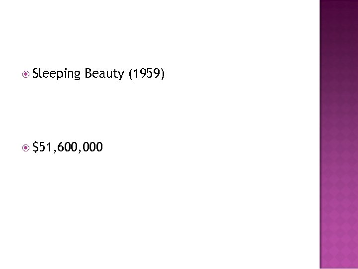  Sleeping Beauty (1959) $51, 600, 000 