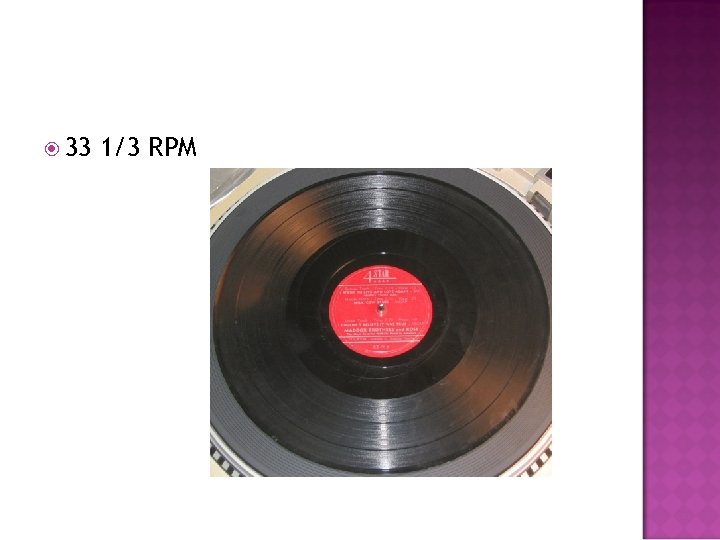  33 1/3 RPM 