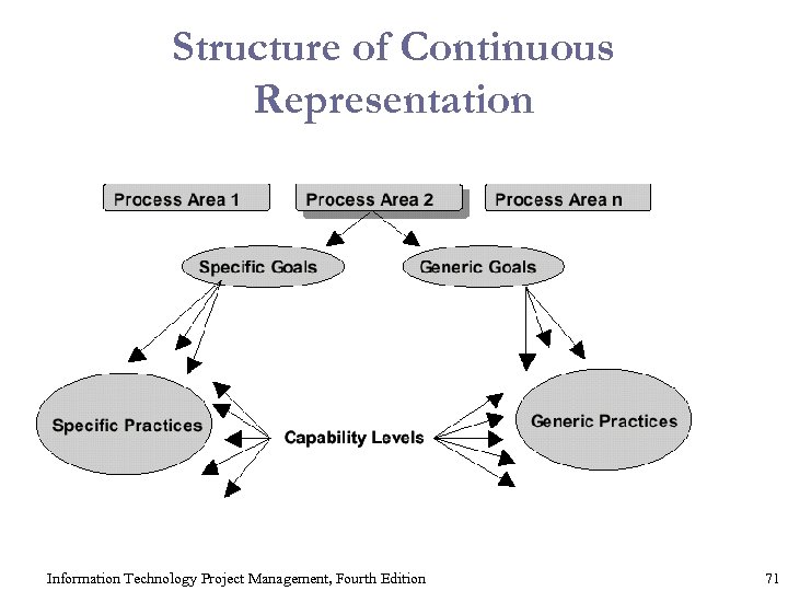 Structure of Continuous Representation Information Technology Project Management, Fourth Edition 71 