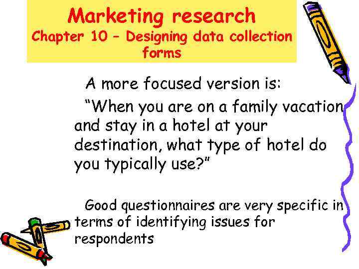 marketing research chapter 10 quizlet