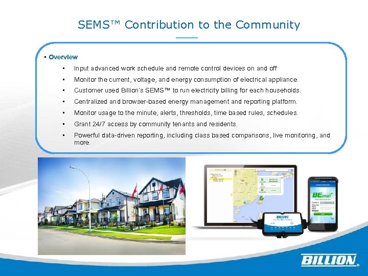 SEMS™ Contribution to the Community • Overview • • Monitor the current, voltage, and