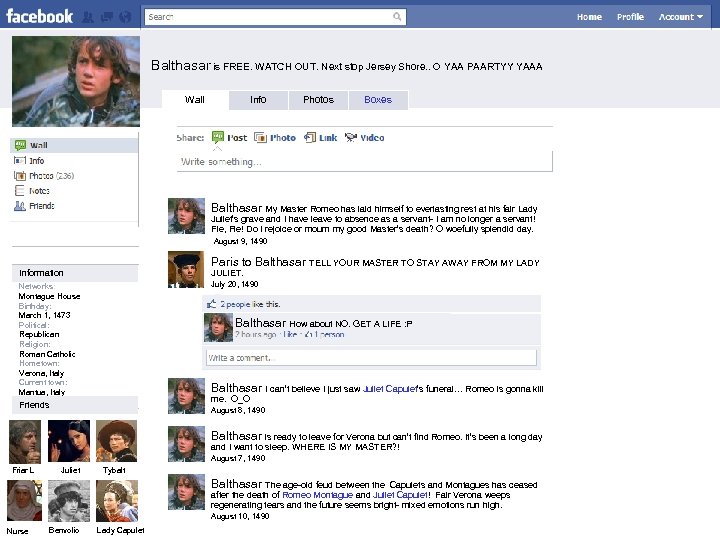 facebook Wall Photos Flair Boxes John F. Kennedy Balthasar is FREE. WATCH OUT. Next