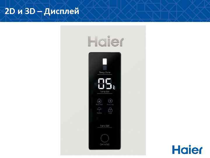 2 D и 3 D – Дисплей 