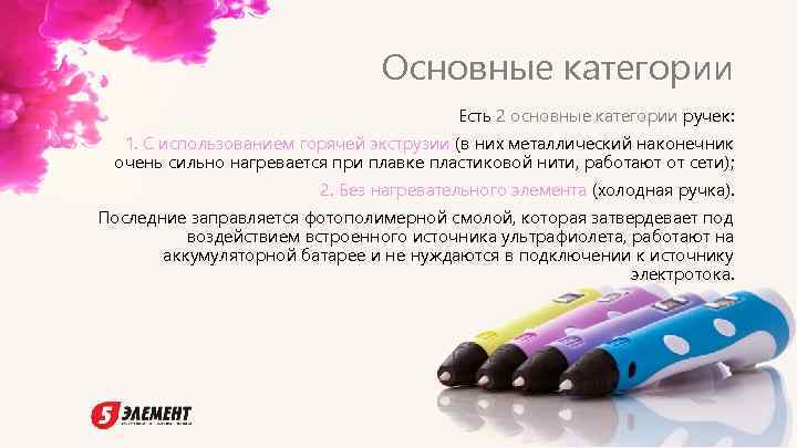 Основные категории Есть 2 основные категории ручек: 1. С использованием горячей экструзии (в них