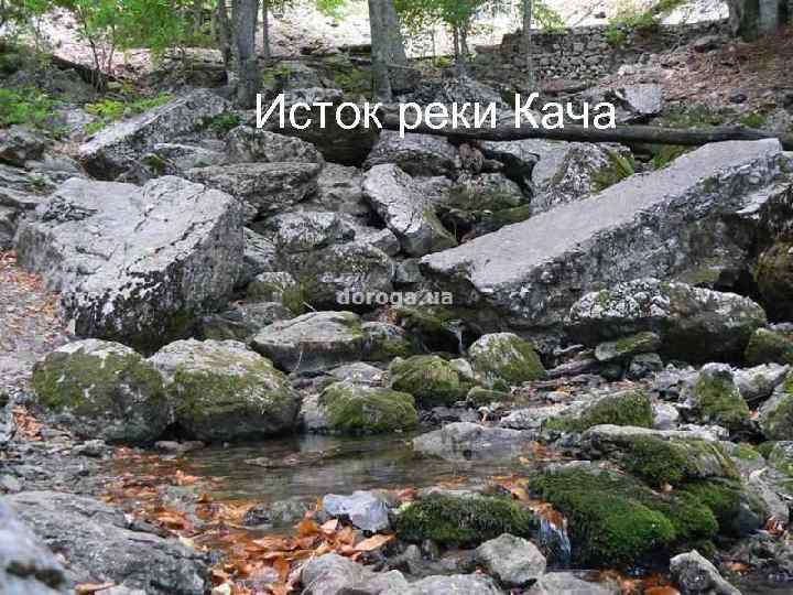 Исток реки Кача 