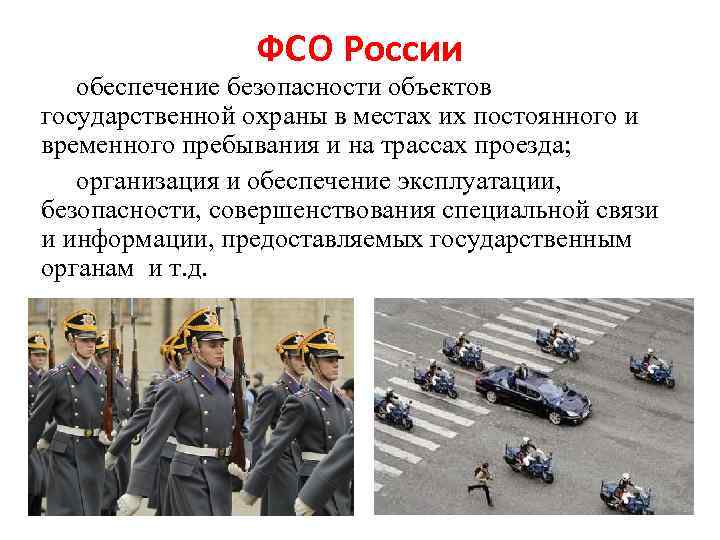 Государственную охрану осуществляет