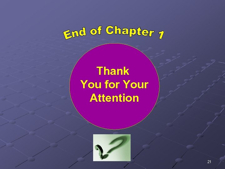 Thank You for Your Attention 21 