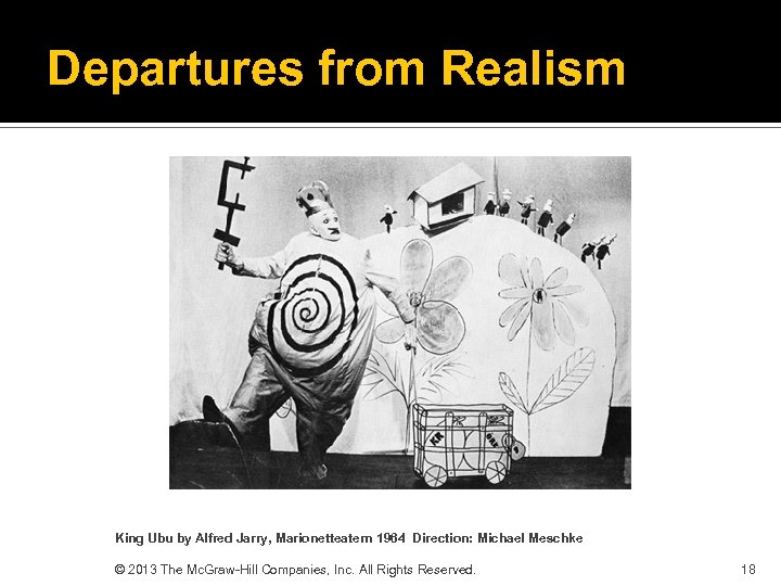 Departures from Realism King Ubu by Alfred Jarry, Marionetteatern 1964 Direction: Michael Meschke ©