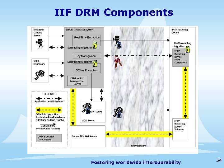 IIF DRM Components Fostering worldwide interoperability 54 