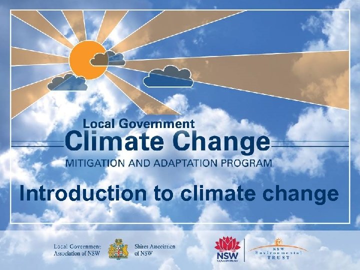 Introduction to climate change 