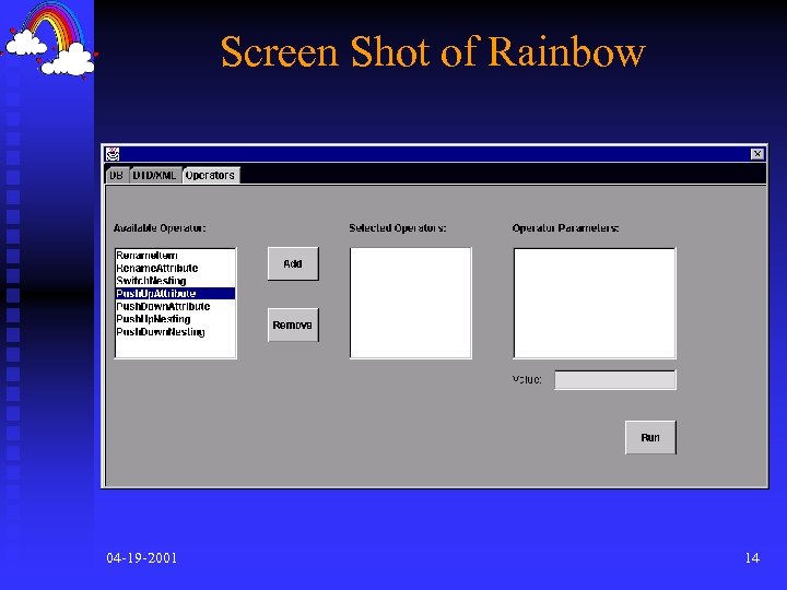 Screen Shot of Rainbow 04 -19 -2001 14 