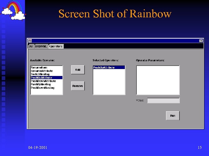 Screen Shot of Rainbow 04 -19 -2001 15 