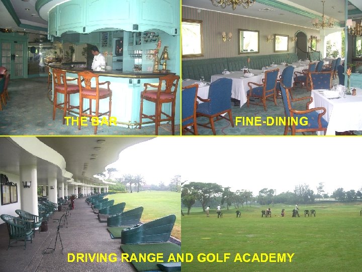 THE BAR FINE-DINING DRIVING RANGE AND GOLF ACADEMY 