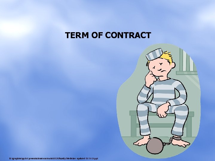 TERM OF CONTRACT K: graphicspptrt presentationscontracts2013Family Medicine updated 8 -12 -13. ppt 
