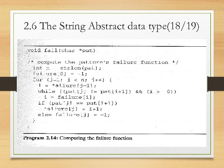 2. 6 The String Abstract data type(18/19) 