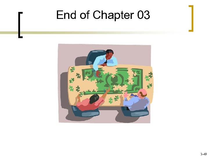 End of Chapter 03 3 -49 