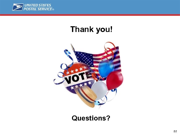 Thank you! Questions? 11 