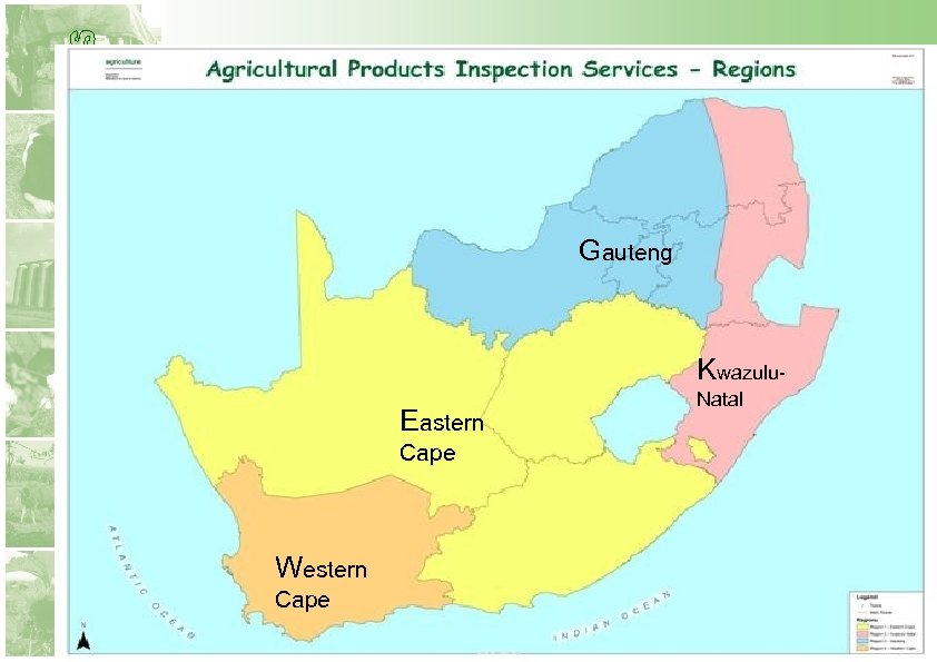  • map Gauteng Kwazulu. Eastern Cape Western 14 Cape Natal 