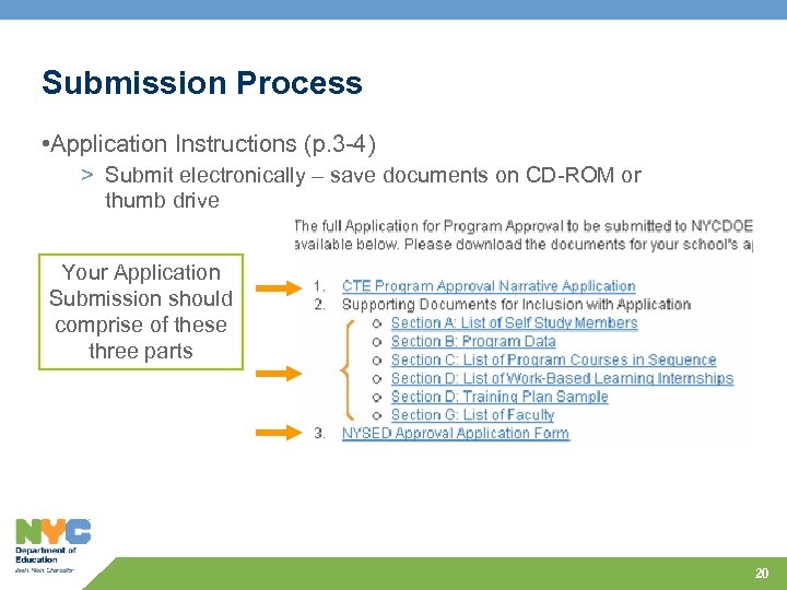 Submission Process • Application Instructions (p. 3 -4) > Submit electronically – save documents