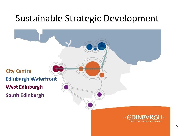 Sustainable Strategic Development City Centre Edinburgh Waterfront West Edinburgh South Edinburgh 35 