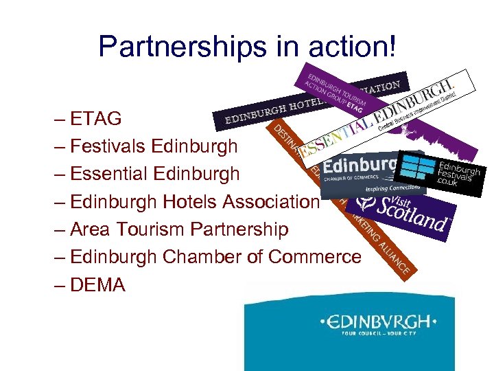 Partnerships in action! – ETAG – Festivals Edinburgh – Essential Edinburgh – Edinburgh Hotels