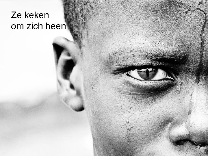 Ze keken om zich heen 