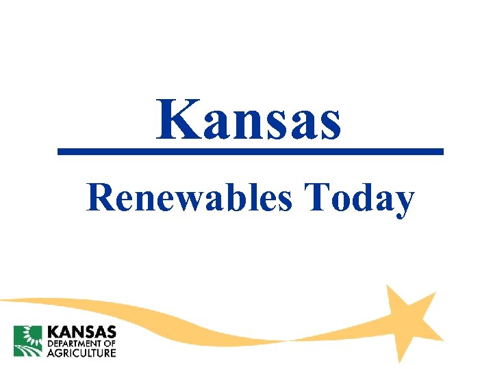 Kansas Renewables Today 