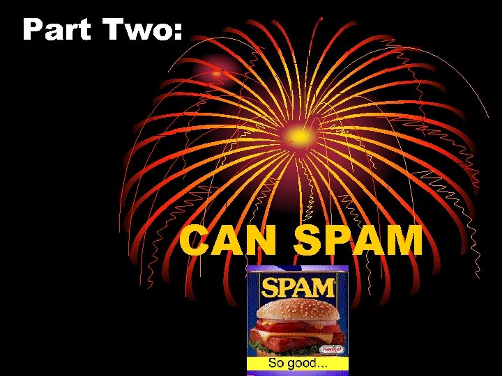 Part Two: CAN SPAM 