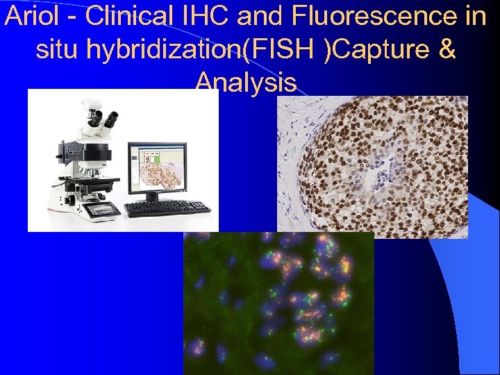 Ariol - Clinical IHC and Fluorescence in situ hybridization(FISH )Capture & Analysis 