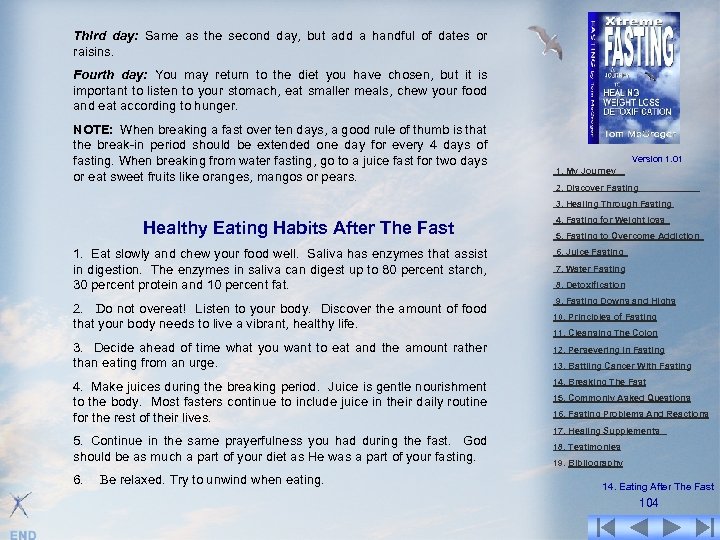 Third day: Same as the second day, but add a handful of dates or