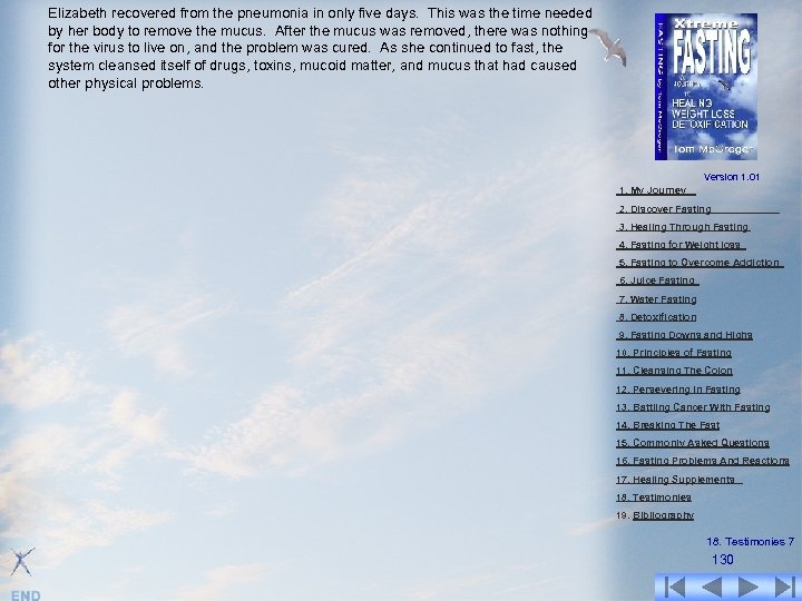 Elizabeth recovered from the pneumonia in only five days. This was the time needed