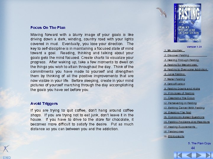  Focus On The Plan Moving forward with a blurry image of your goals