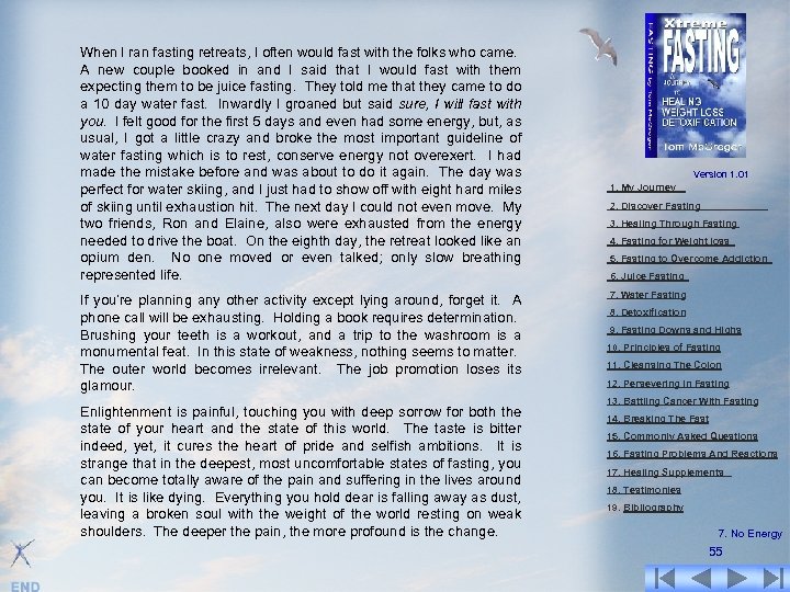 When I ran fasting retreats, I often would fast with the folks who came.