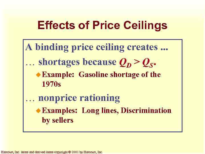 Supply Demand Government Policies Chapter 6 Copyright