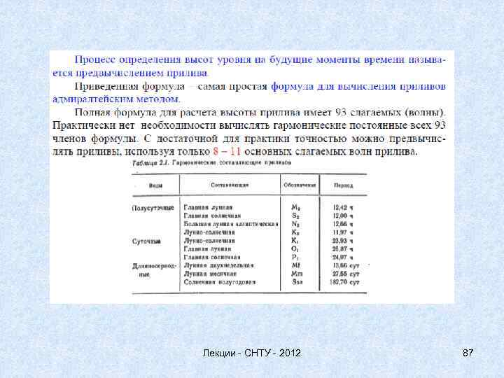 Лекции - СНТУ - 2012 87 