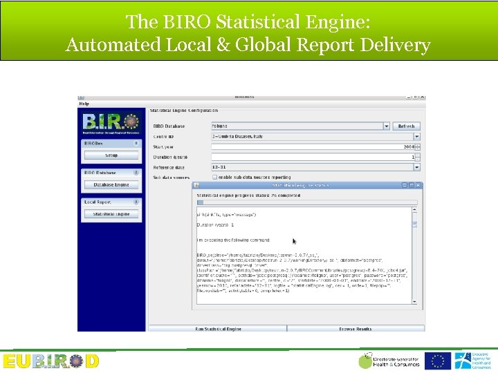 The BIRO Statistical Engine: Automated Local & Global Report Delivery 