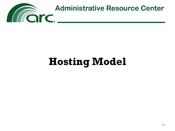 Hosting Model 28 