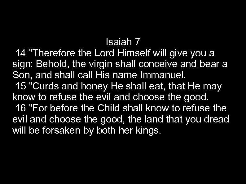 Isaiah 7 14 