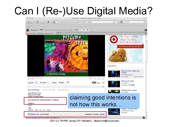 Can I (Re-)Use Digital Media? claiming good intentions is not how this works… ODU