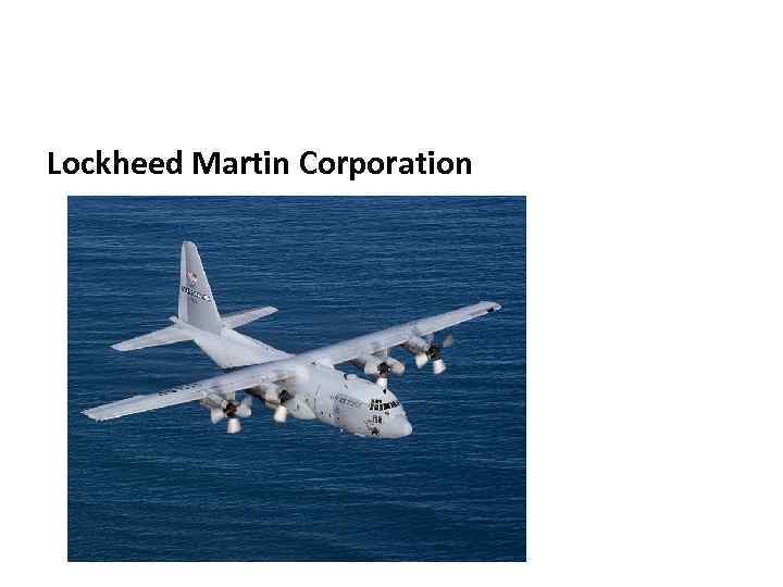 Lockheed Martin Corporation 