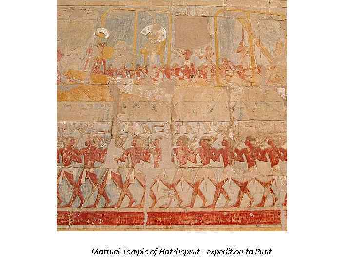 Mortual Temple of Hatshepsut - expedition to Punt 