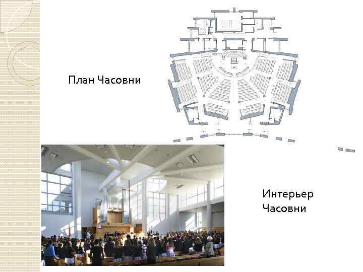 План Часовни Интерьер Часовни 