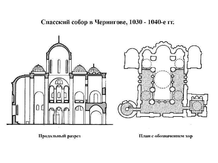 Спасо преображенский собор в чернигове план