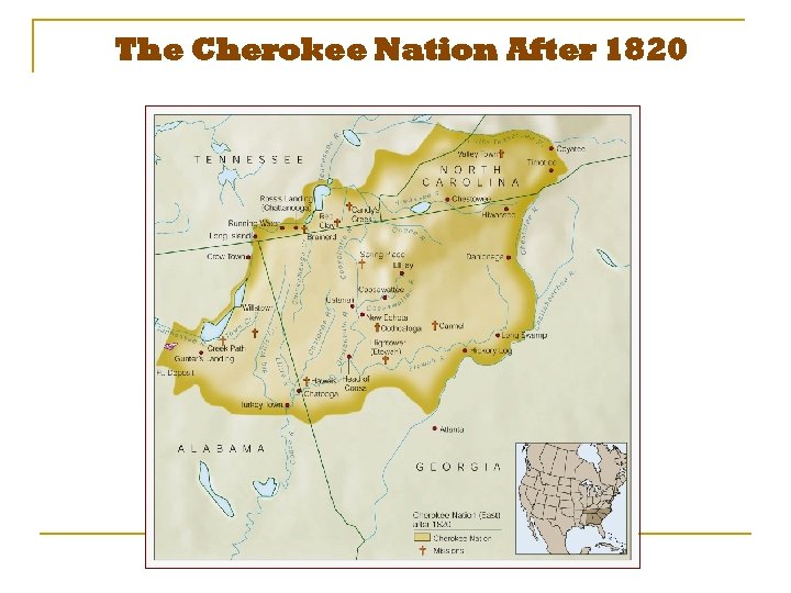 The Cherokee Nation After 1820 