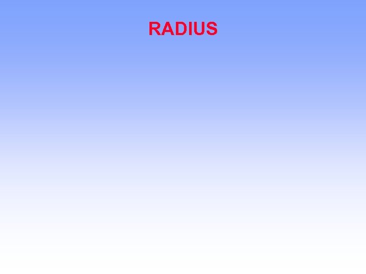 RADIUS 