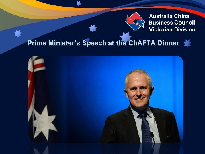 Prime Minister’s Speech at the Ch. AFTA Dinner 