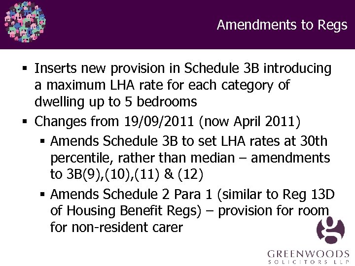 Amendments to Regs § Inserts new provision in Schedule 3 B introducing a maximum