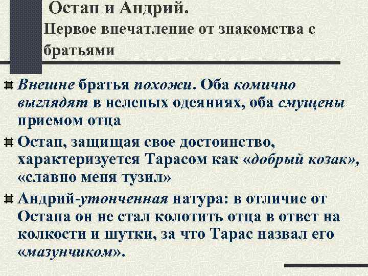Остап и Андрий. Первое впечатление от знакомства с братьями Внешне братья похожи. Оба комично