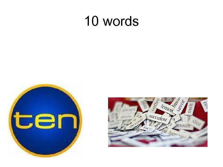 10 words 